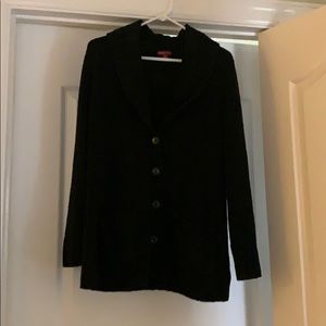 Black cardigan